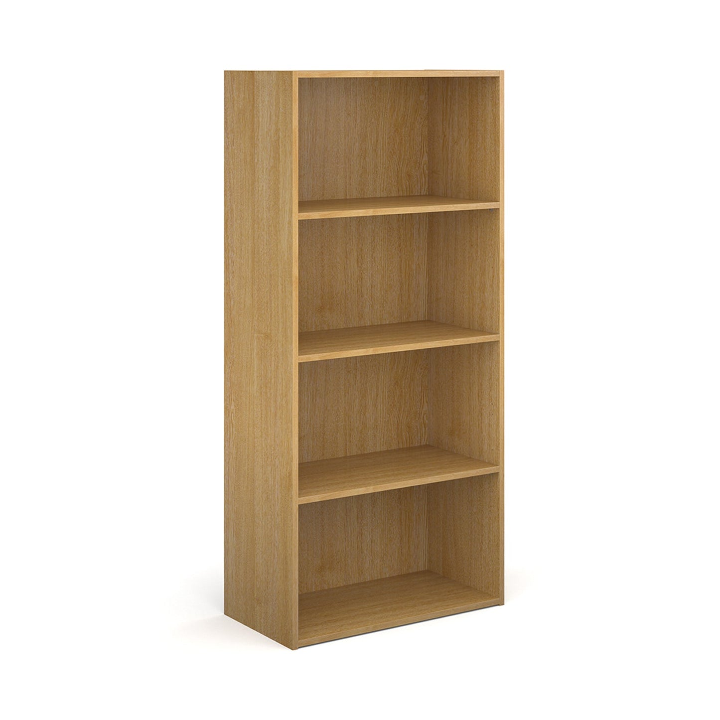 Contract bookcase with shelves