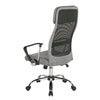 Chord operator chair with mesh back and headrest