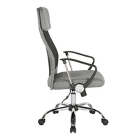 Chord operator chair with mesh back and headrest