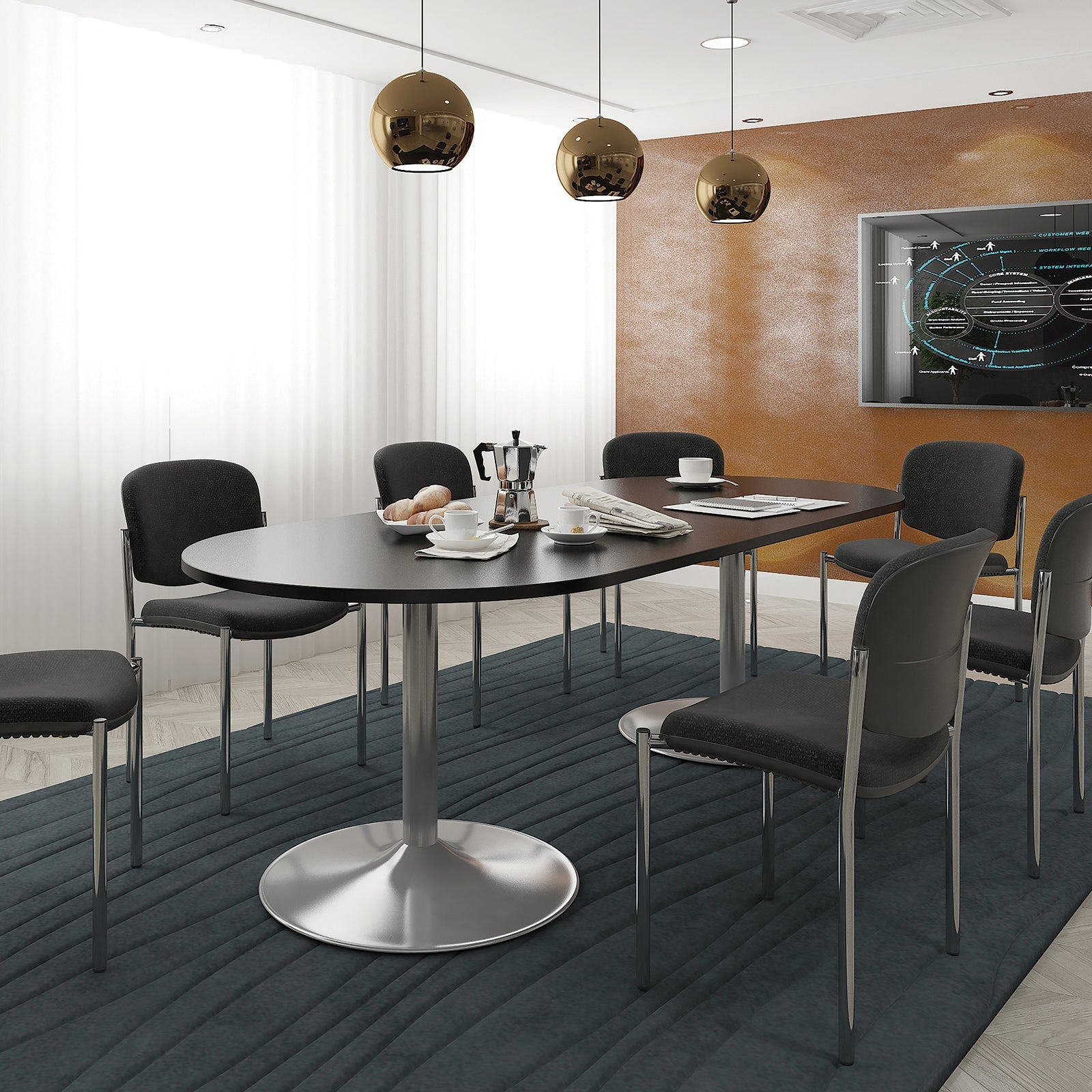 Coda multi purpose stackable conference chair