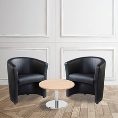 London Tub Chairs With Coffee Table