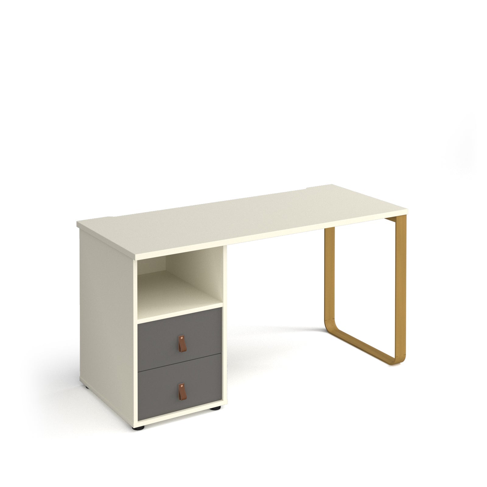 Cairo desk, ped with draws