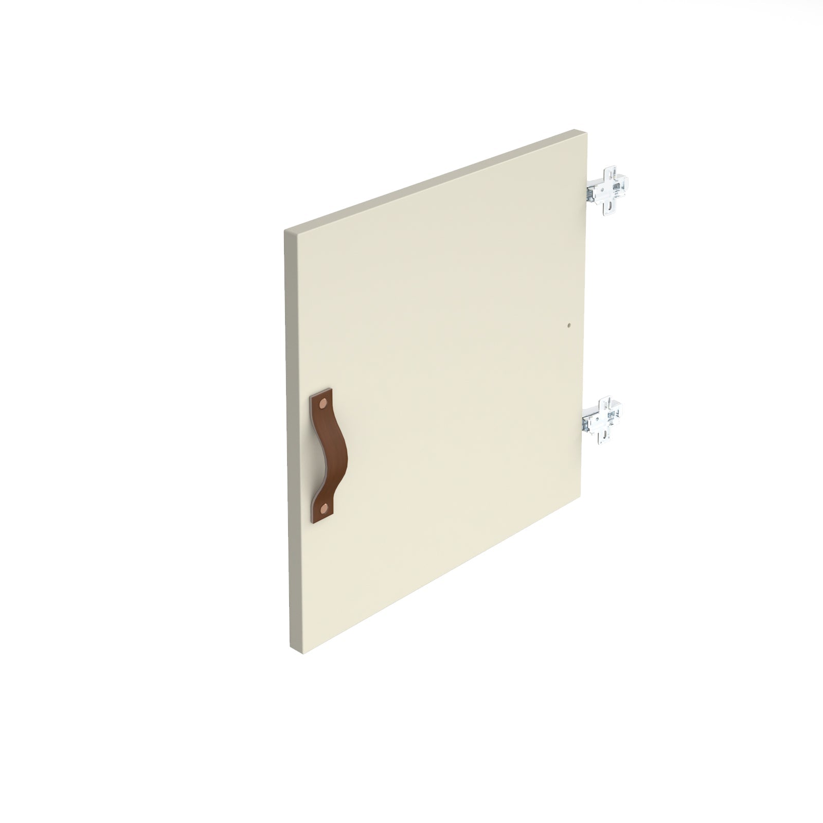 Cube storage unit insert - leather strap handle