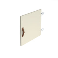 Cube storage unit insert - leather strap handle