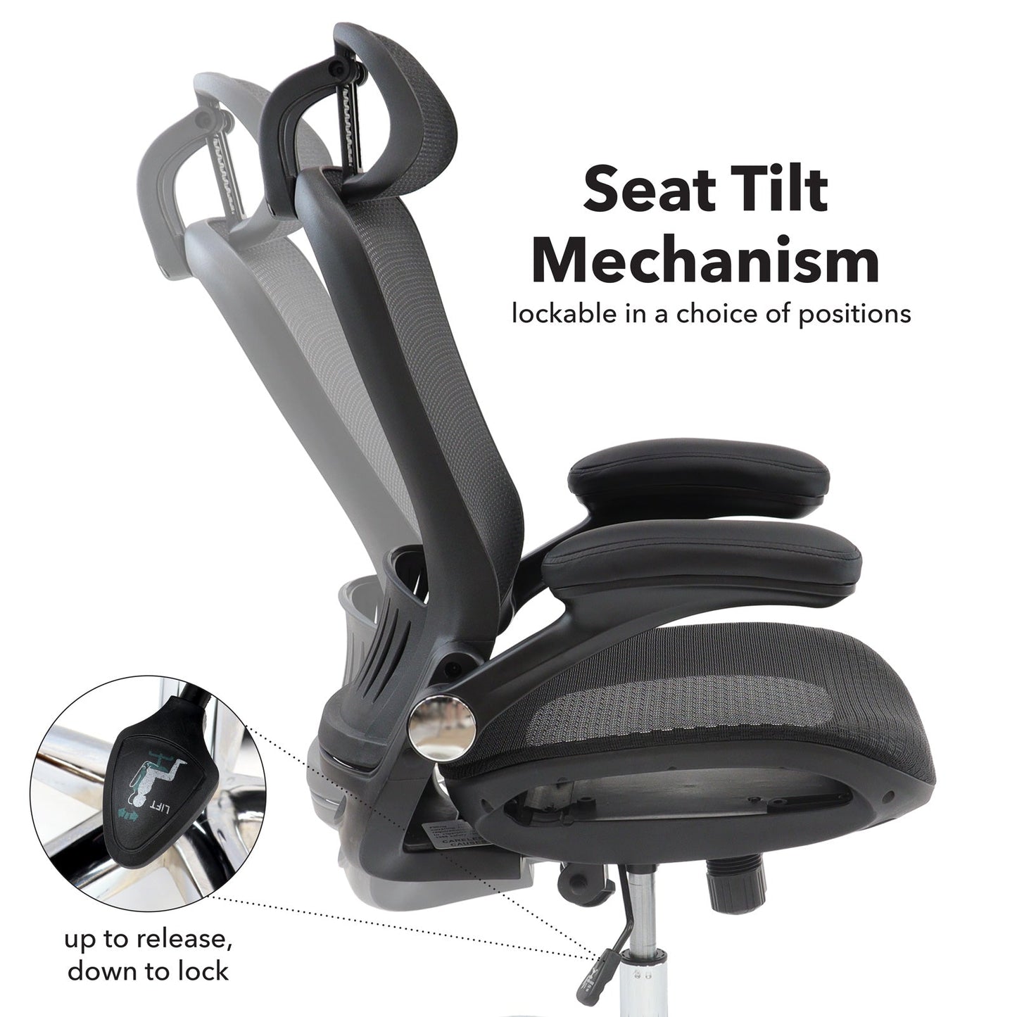 Curva high back mesh chair