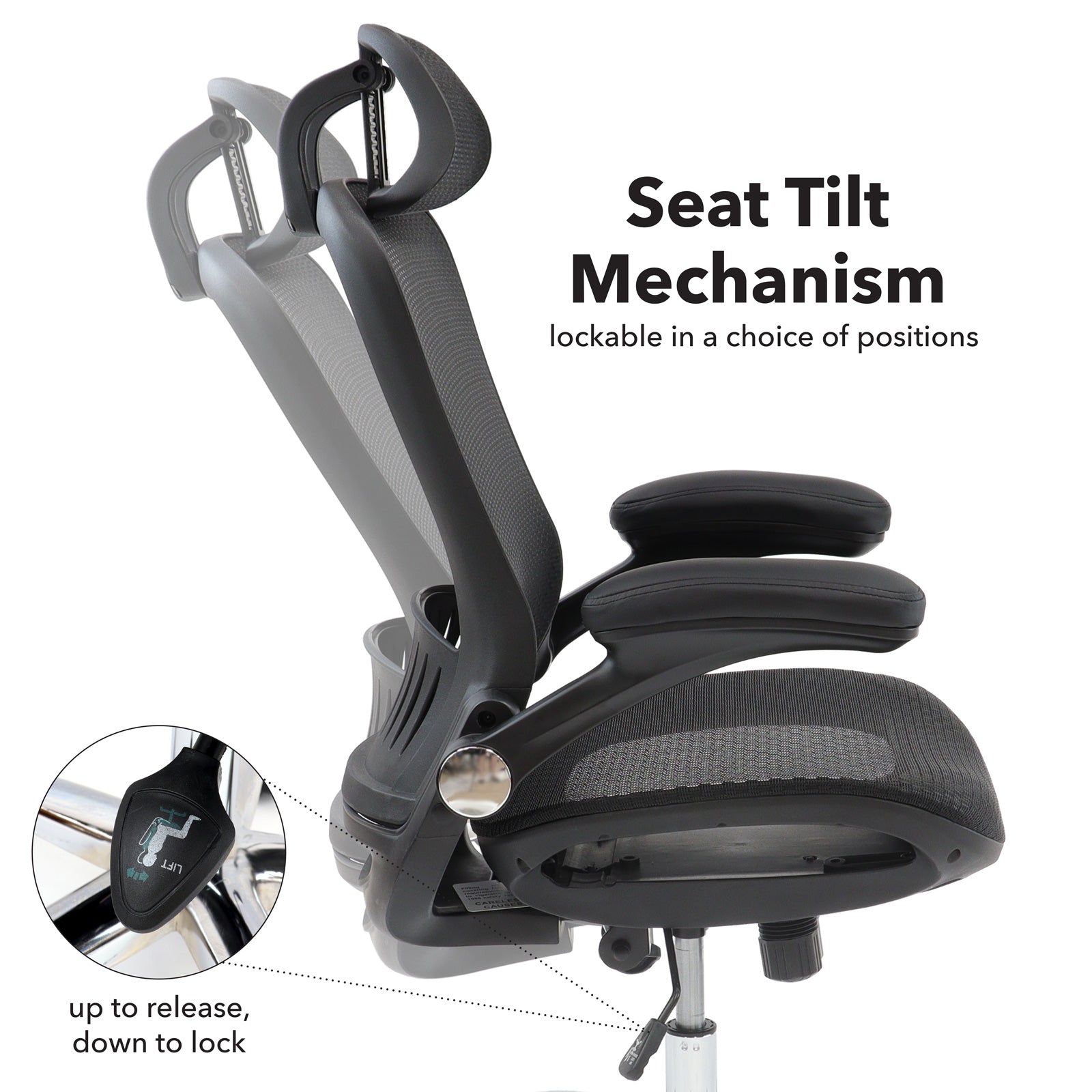 Curva high back mesh chair