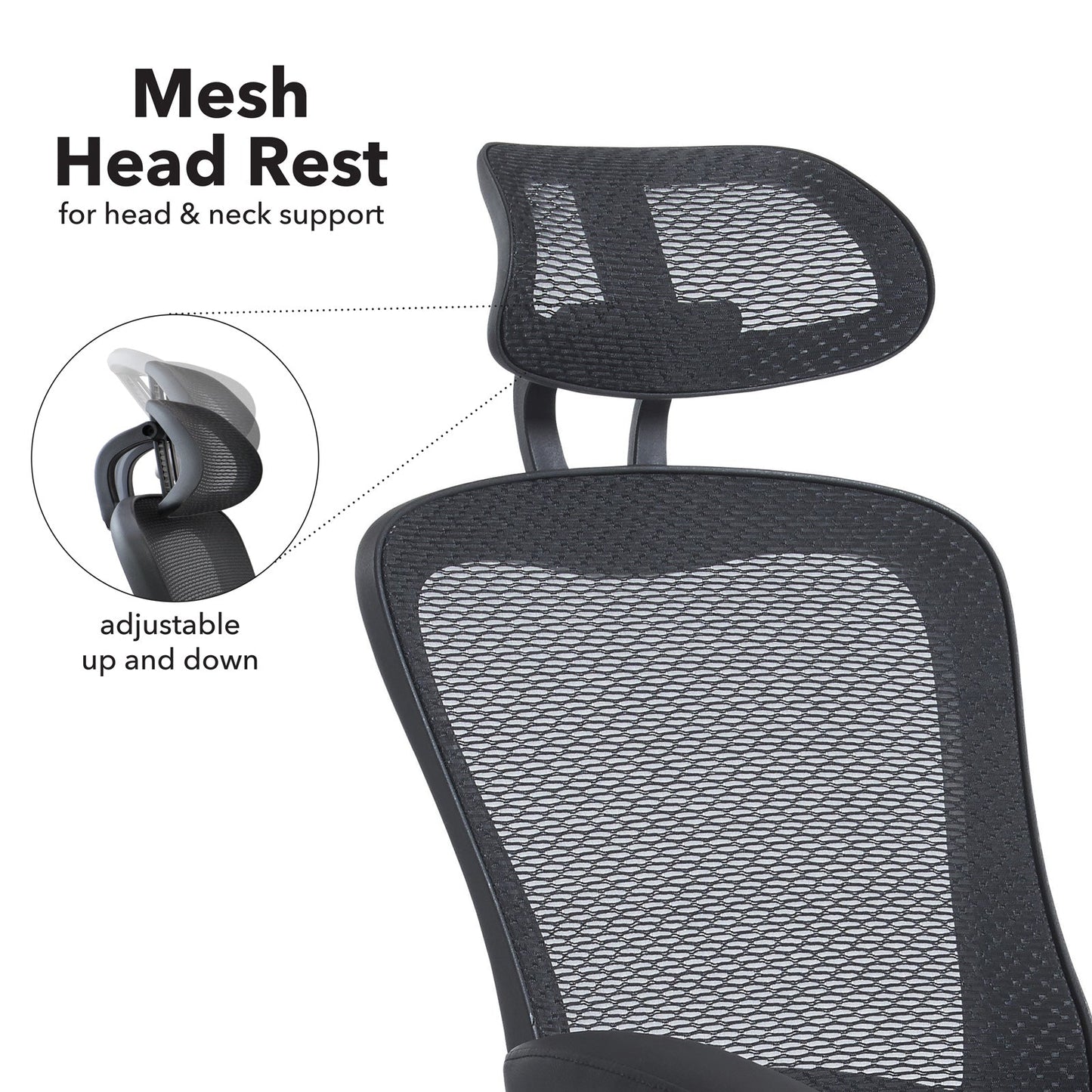 Curva high back mesh chair