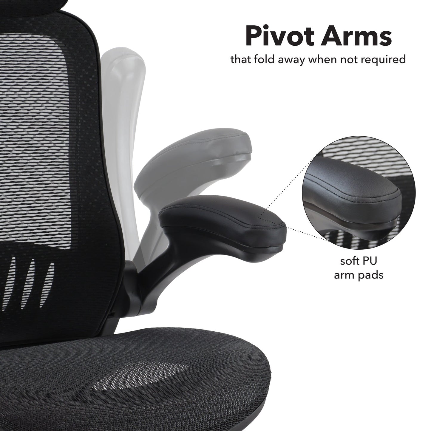 Curva high back mesh chair
