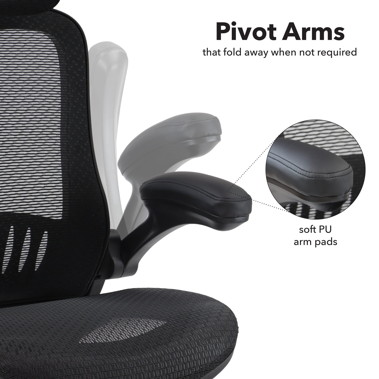 Curva high back mesh chair