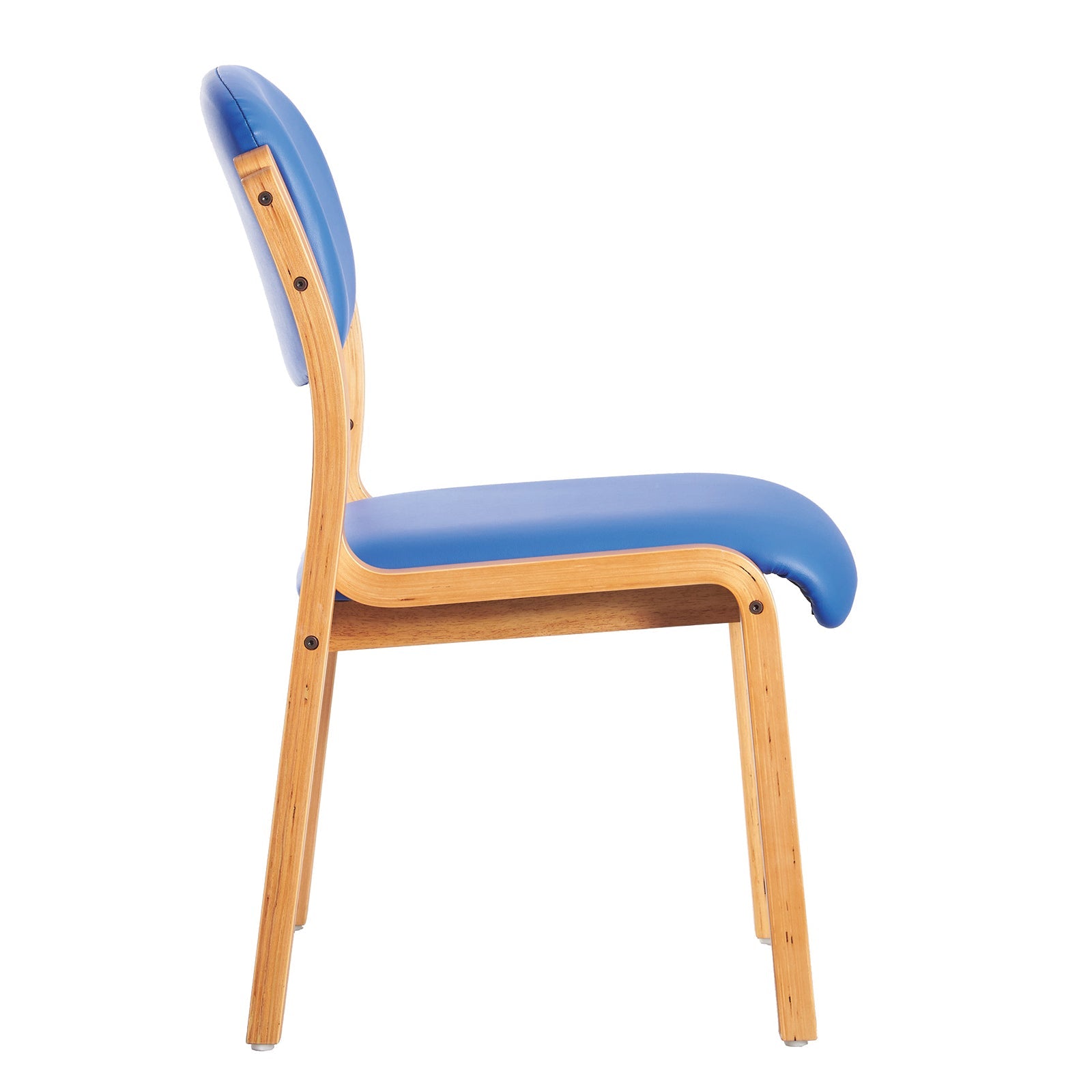 Dart wooden frame stackable chair