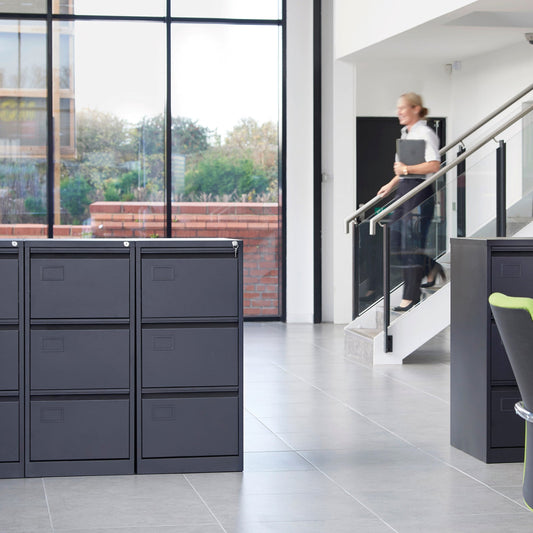 Steel executive filing cabinet