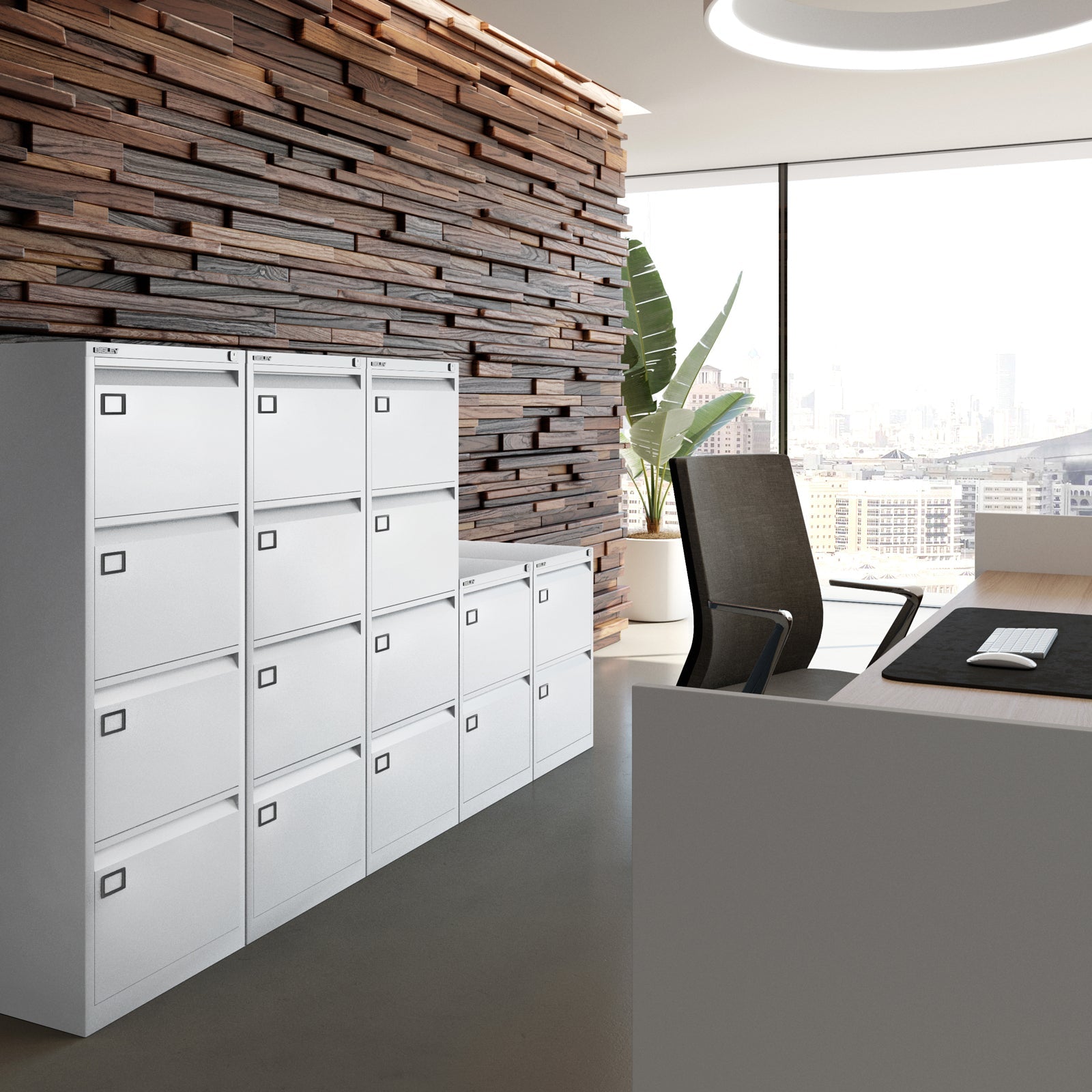 Steel executive filing cabinet