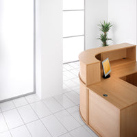 Denver reception corner hutch unit