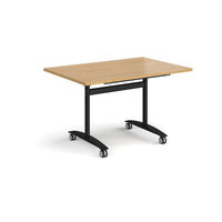 Rectangular deluxe flip top meeting table
