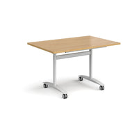 Rectangular deluxe flip top meeting table