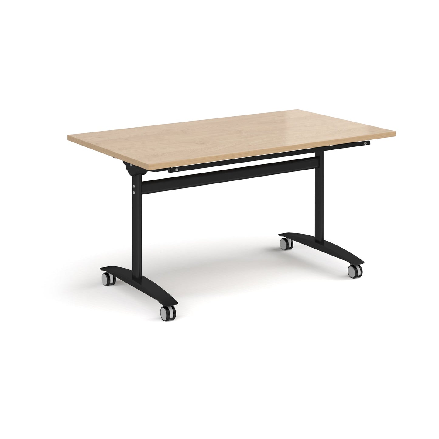 Rectangular deluxe flip top meeting table