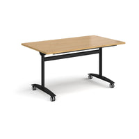 Rectangular deluxe flip top meeting table