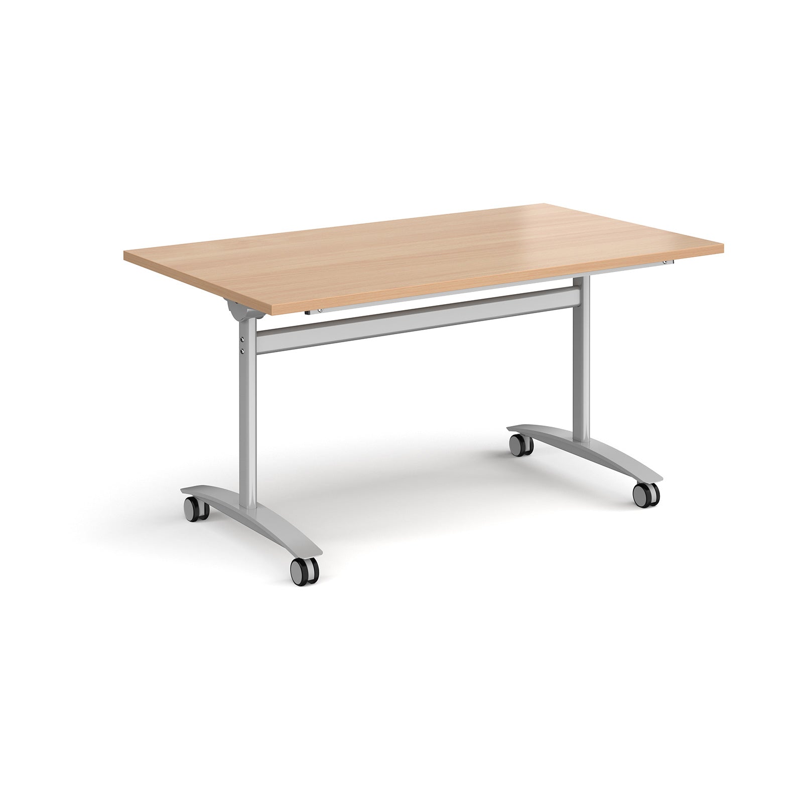 Rectangular deluxe flip top meeting table