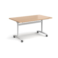 Rectangular deluxe flip top meeting table