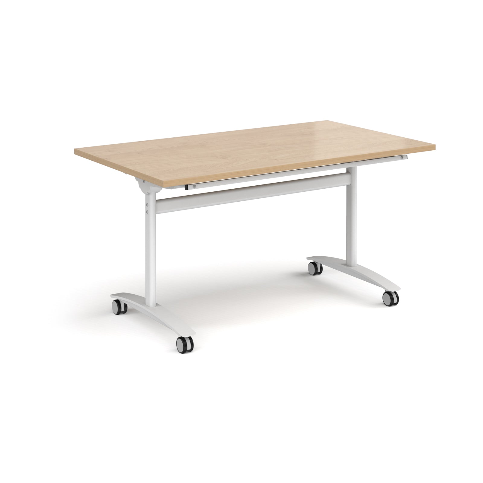 Rectangular deluxe flip top meeting table