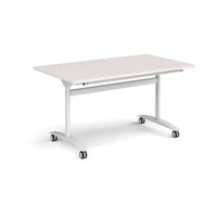 Rectangular deluxe flip top meeting table
