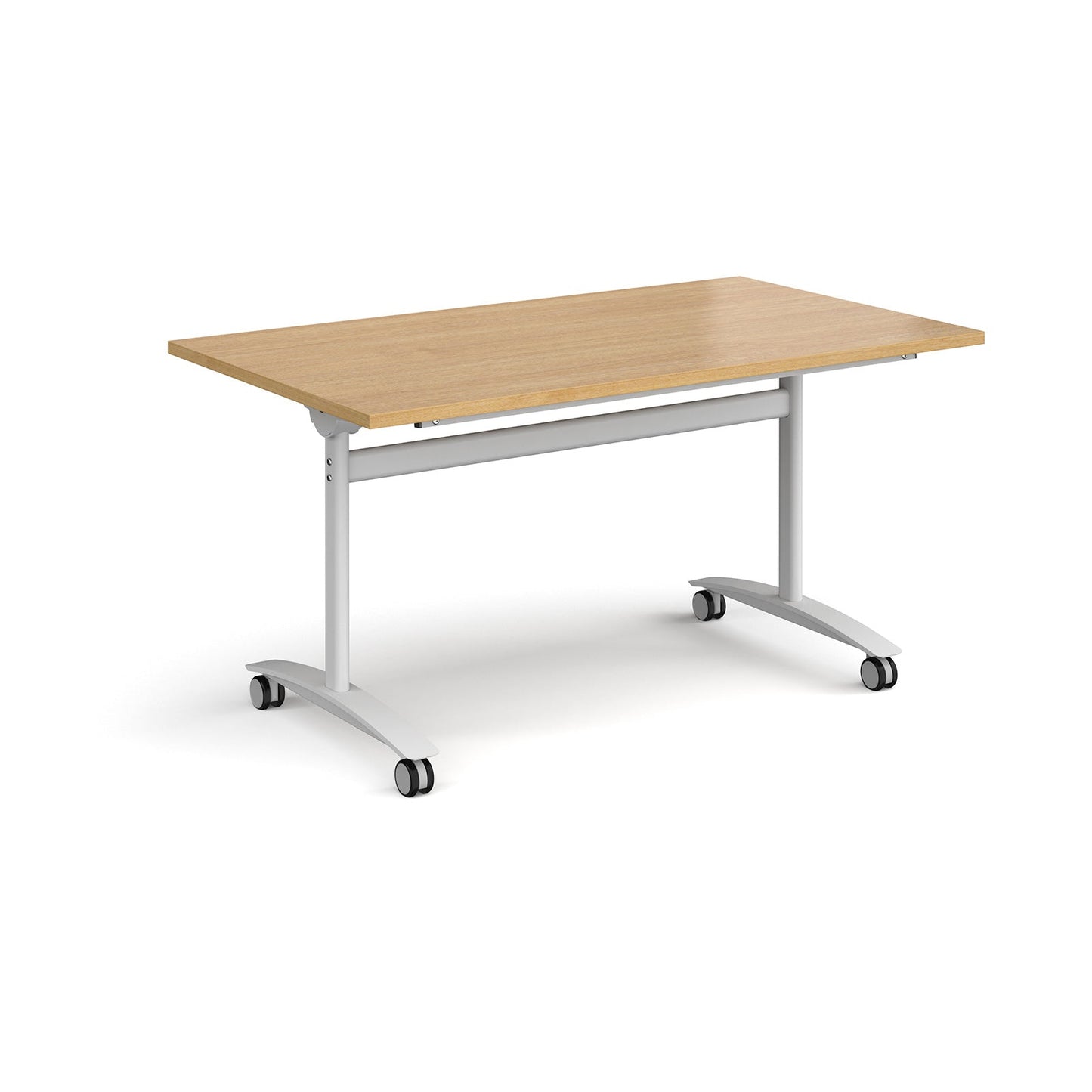 Rectangular deluxe flip top meeting table