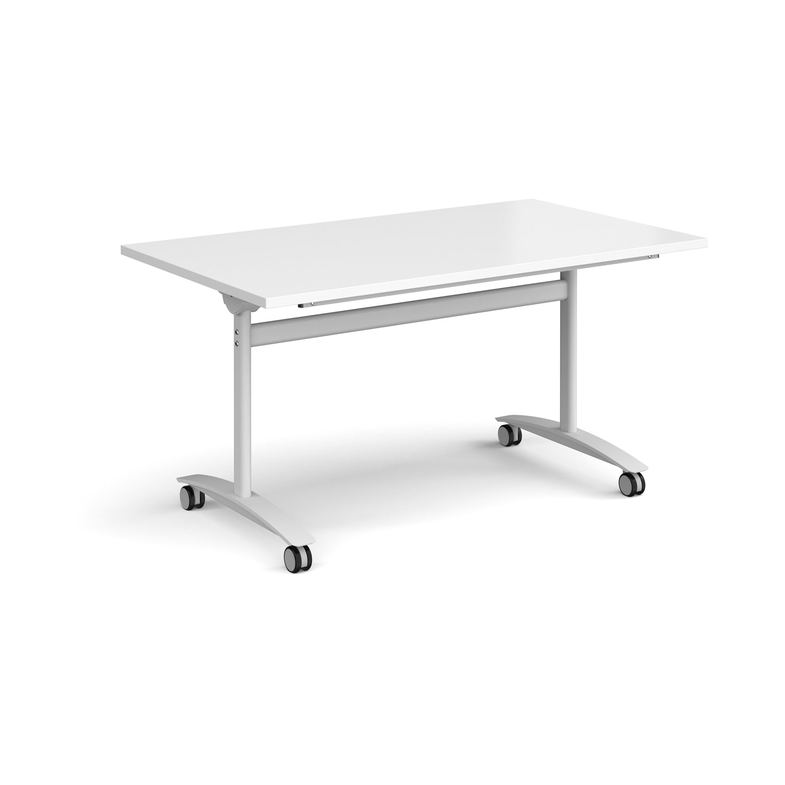 Rectangular deluxe flip top meeting table