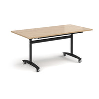 Rectangular deluxe flip top meeting table
