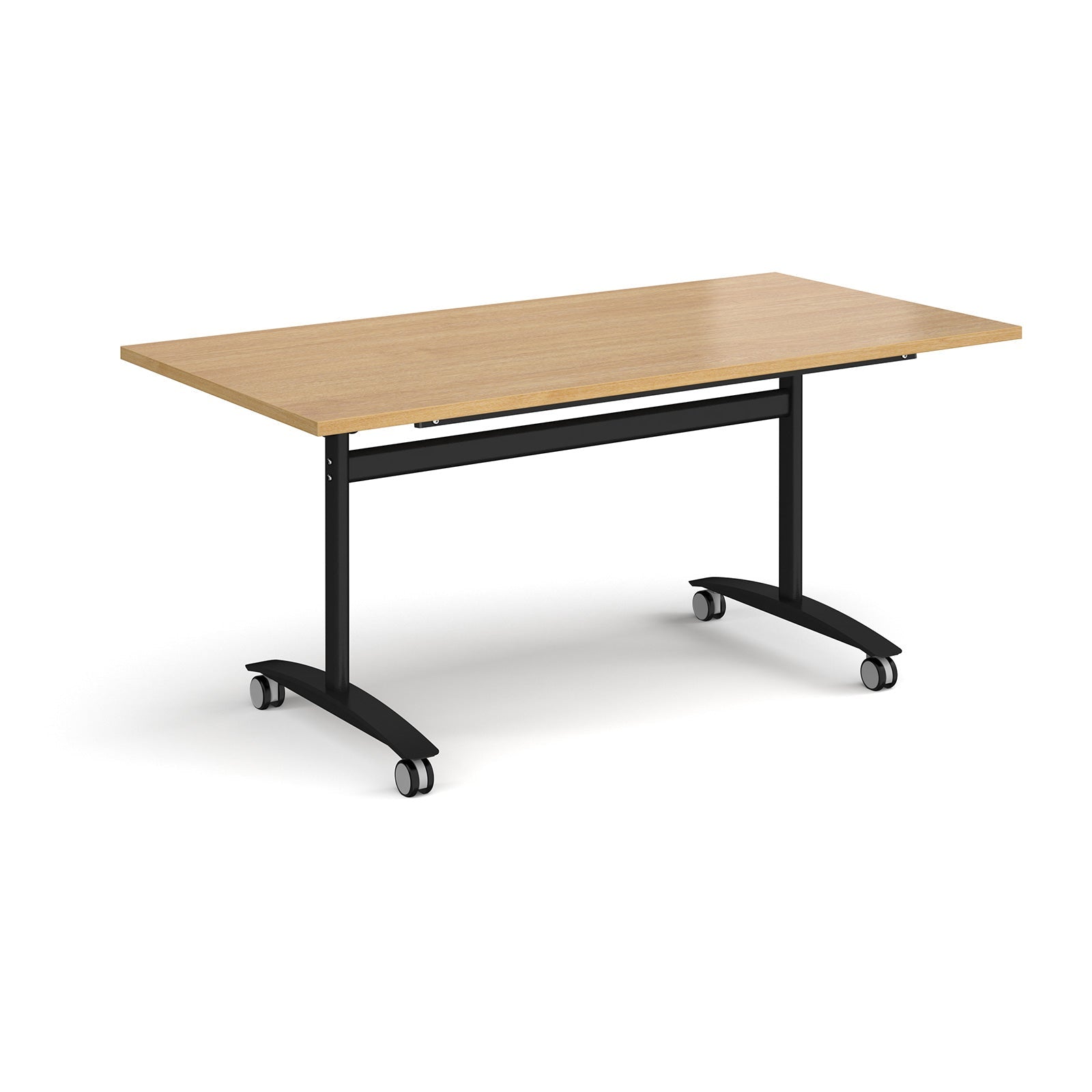 Rectangular deluxe flip top meeting table