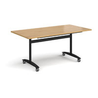 Rectangular deluxe flip top meeting table