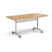 Rectangular deluxe flip top meeting table