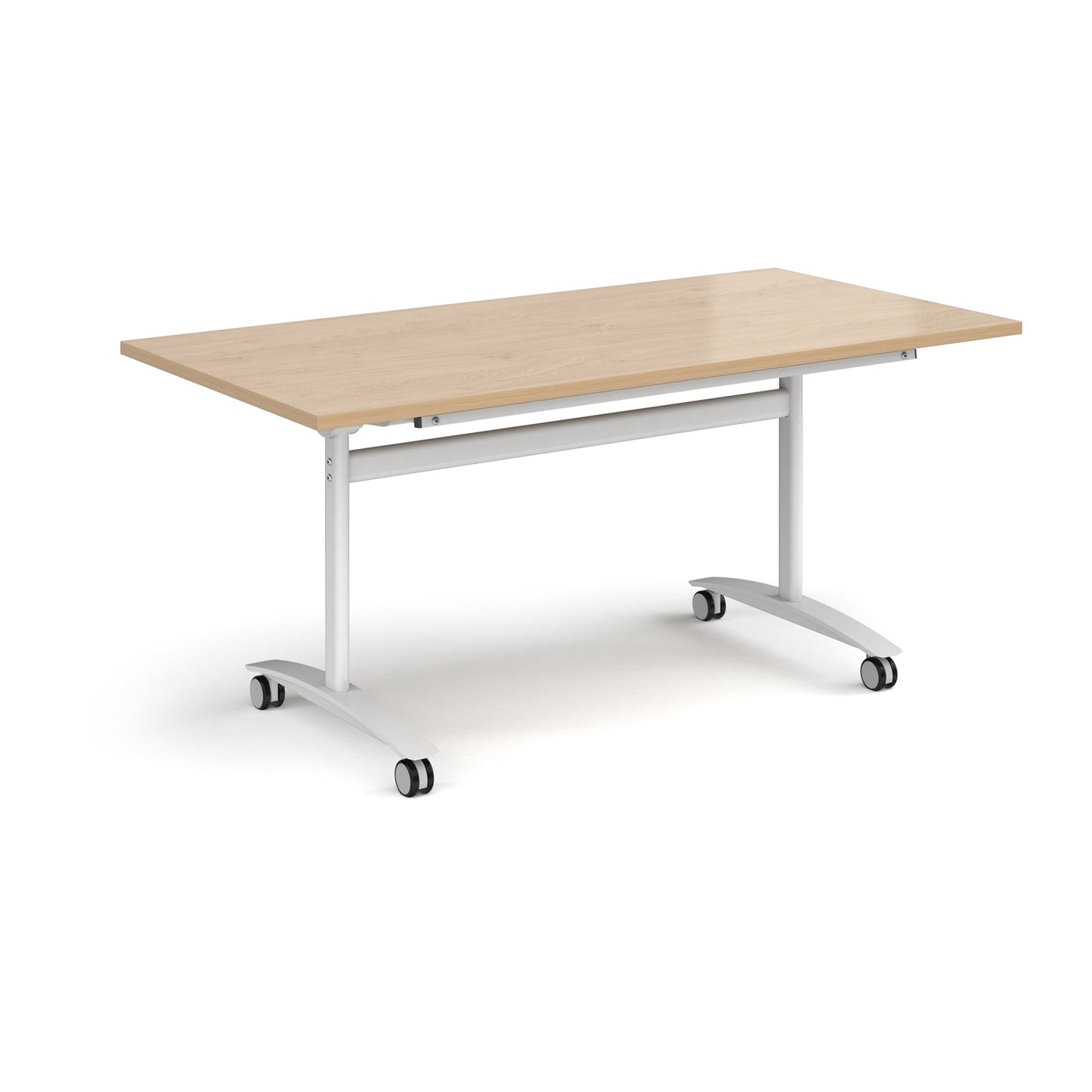 Rectangular deluxe flip top meeting table