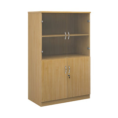 Deluxe Combination Unit With Glass Upper Doors