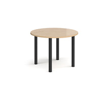 Circular radial leg meeting table