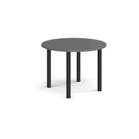 Circular radial leg meeting table
