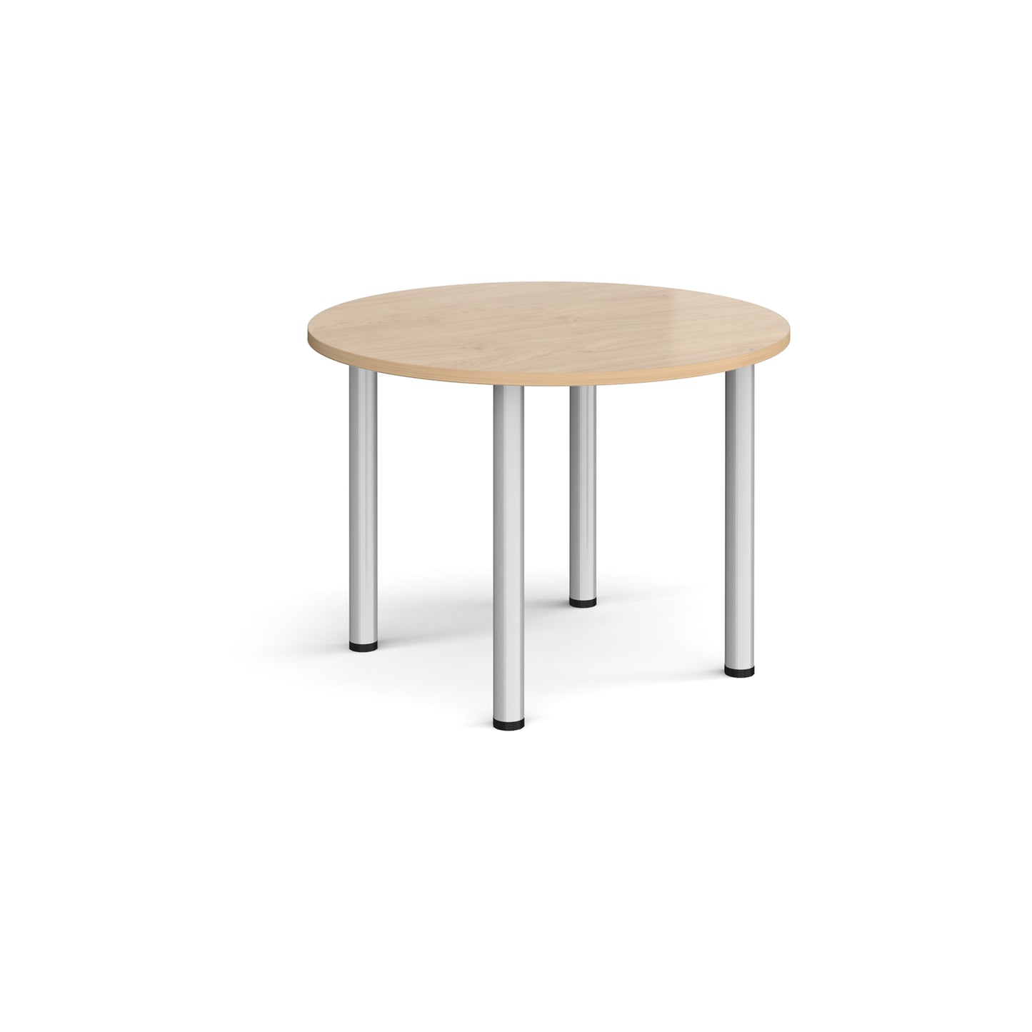 Circular radial leg meeting table