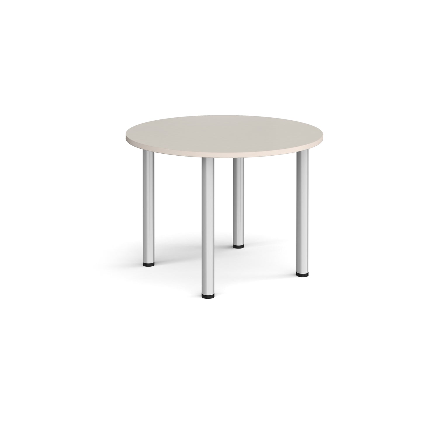 Circular radial leg meeting table