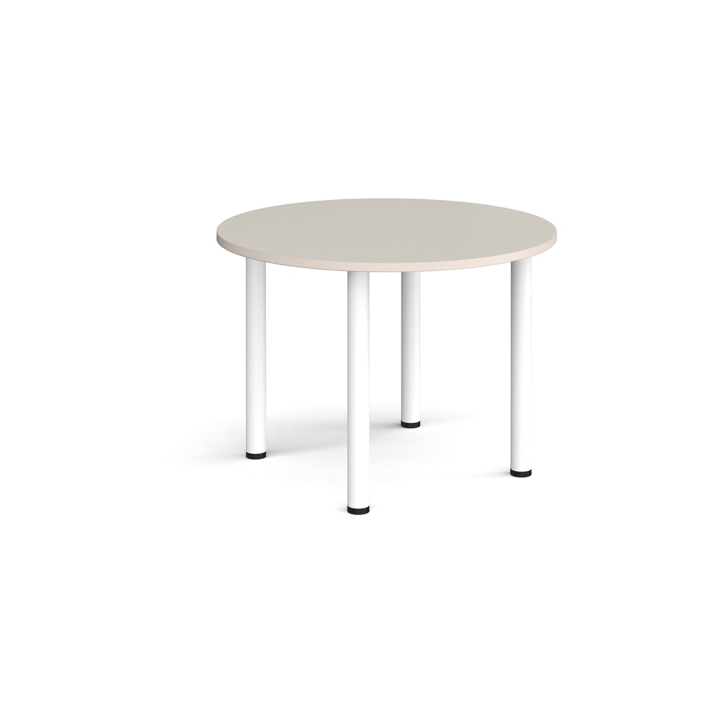 Circular radial leg meeting table