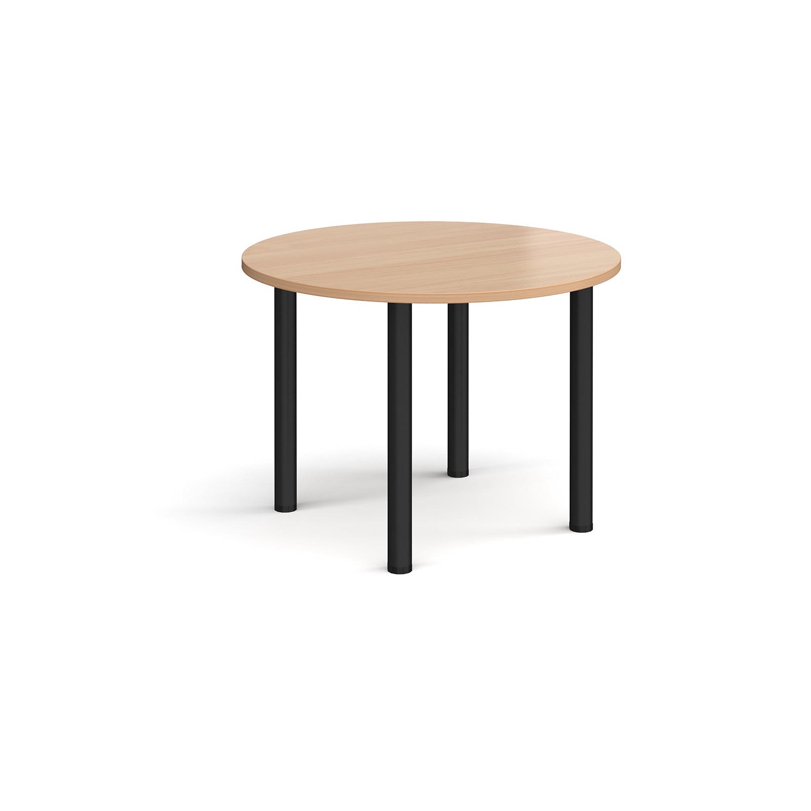 Circular radial leg meeting table