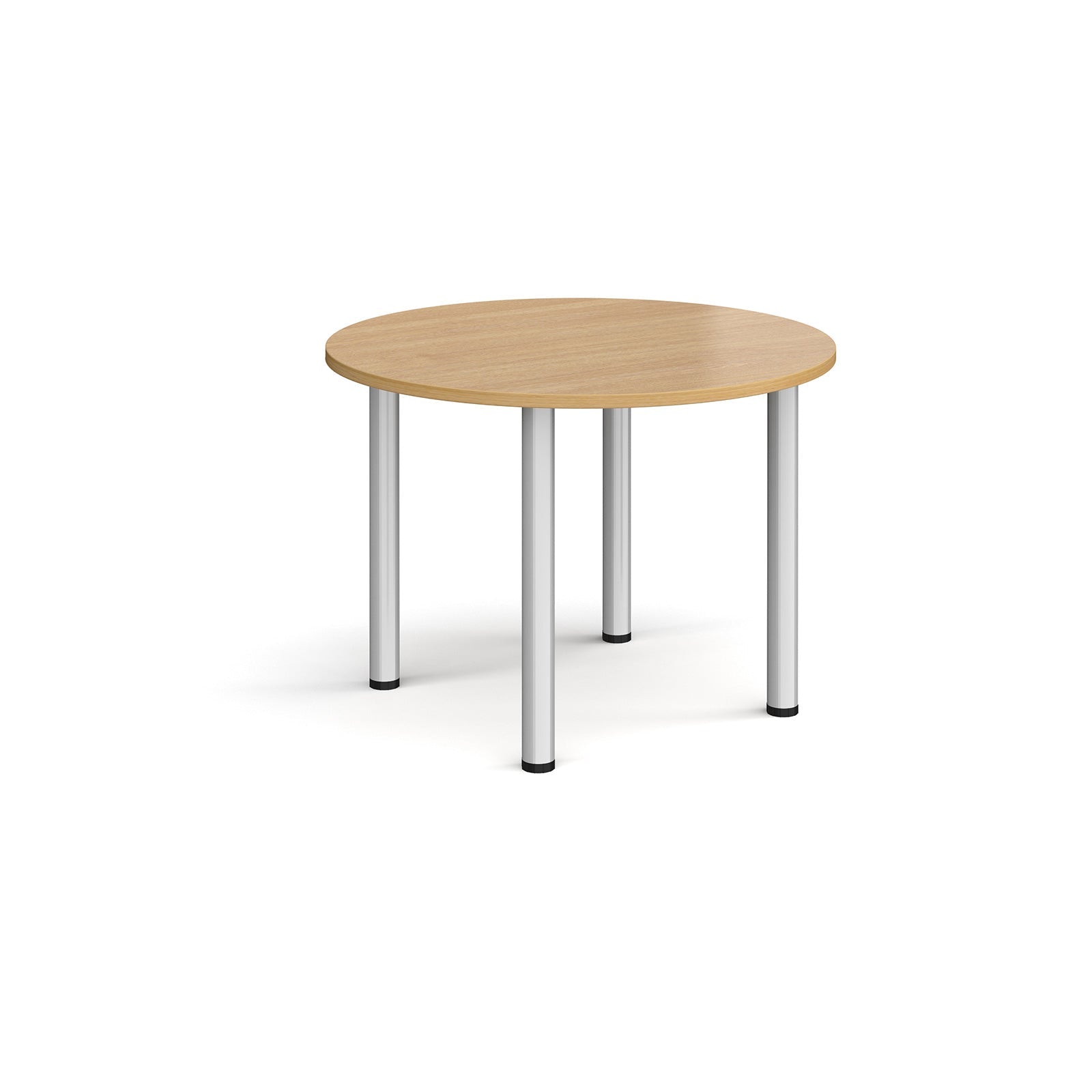 Circular radial leg meeting table
