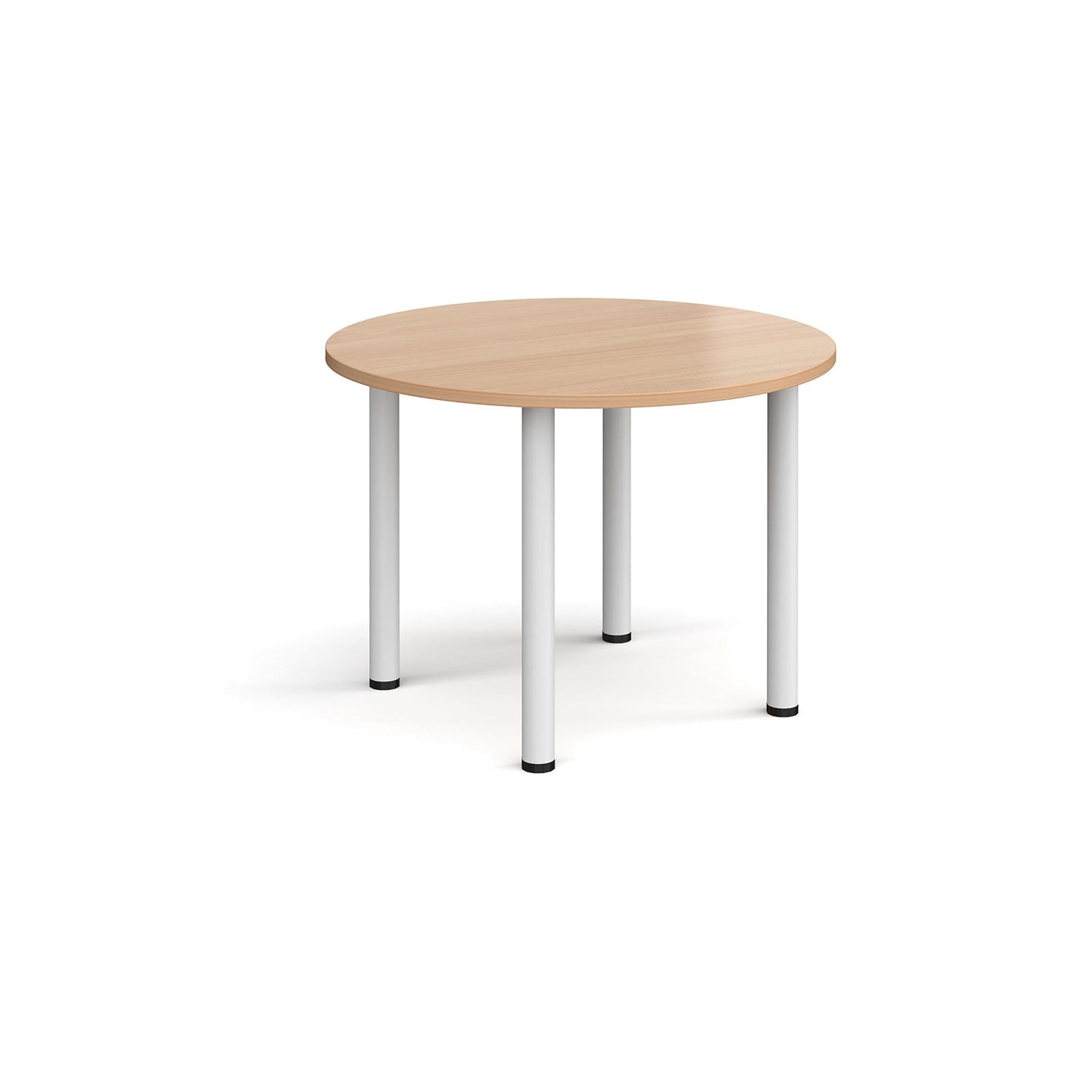 Circular radial leg meeting table