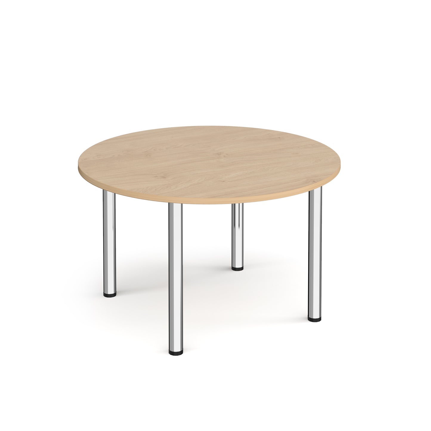 Circular radial leg meeting table
