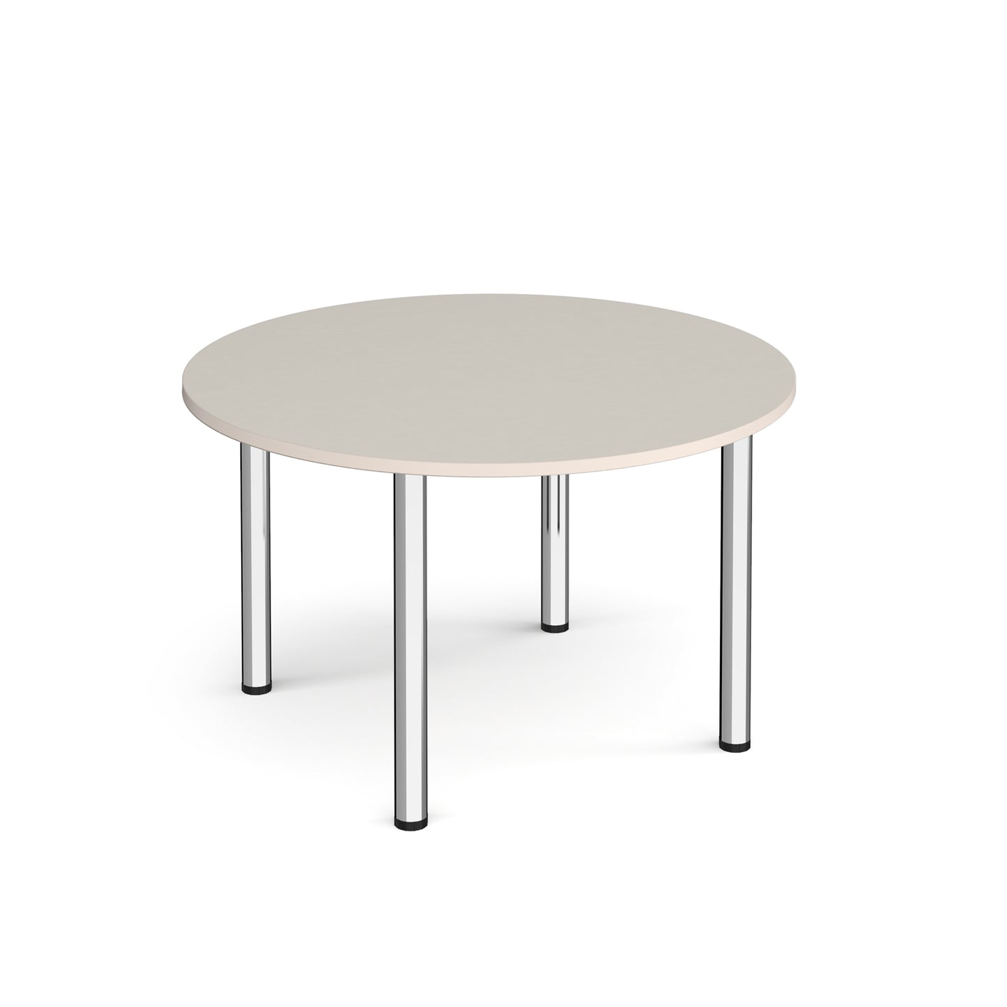 Circular radial leg meeting table