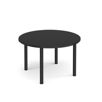Circular radial leg meeting table