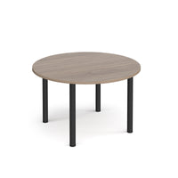 Circular radial leg meeting table