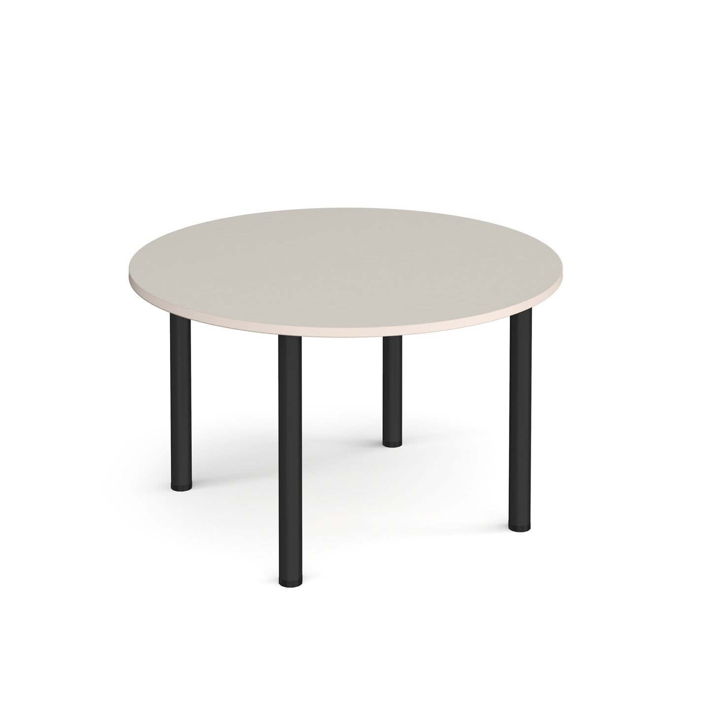 Circular radial leg meeting table