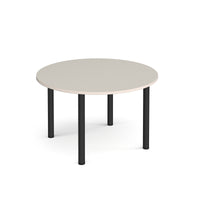 Circular radial leg meeting table
