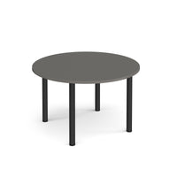 Circular radial leg meeting table