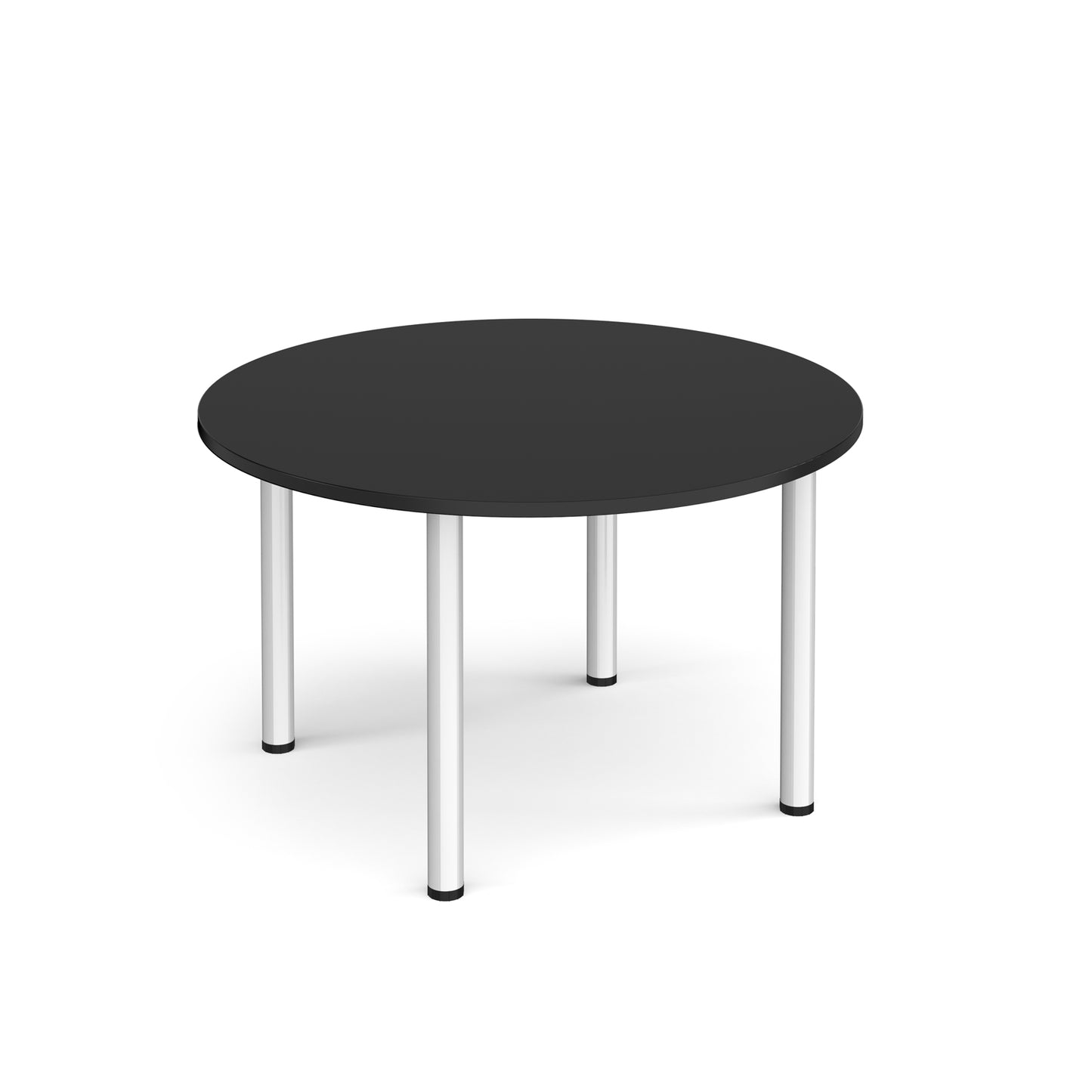 Circular radial leg meeting table