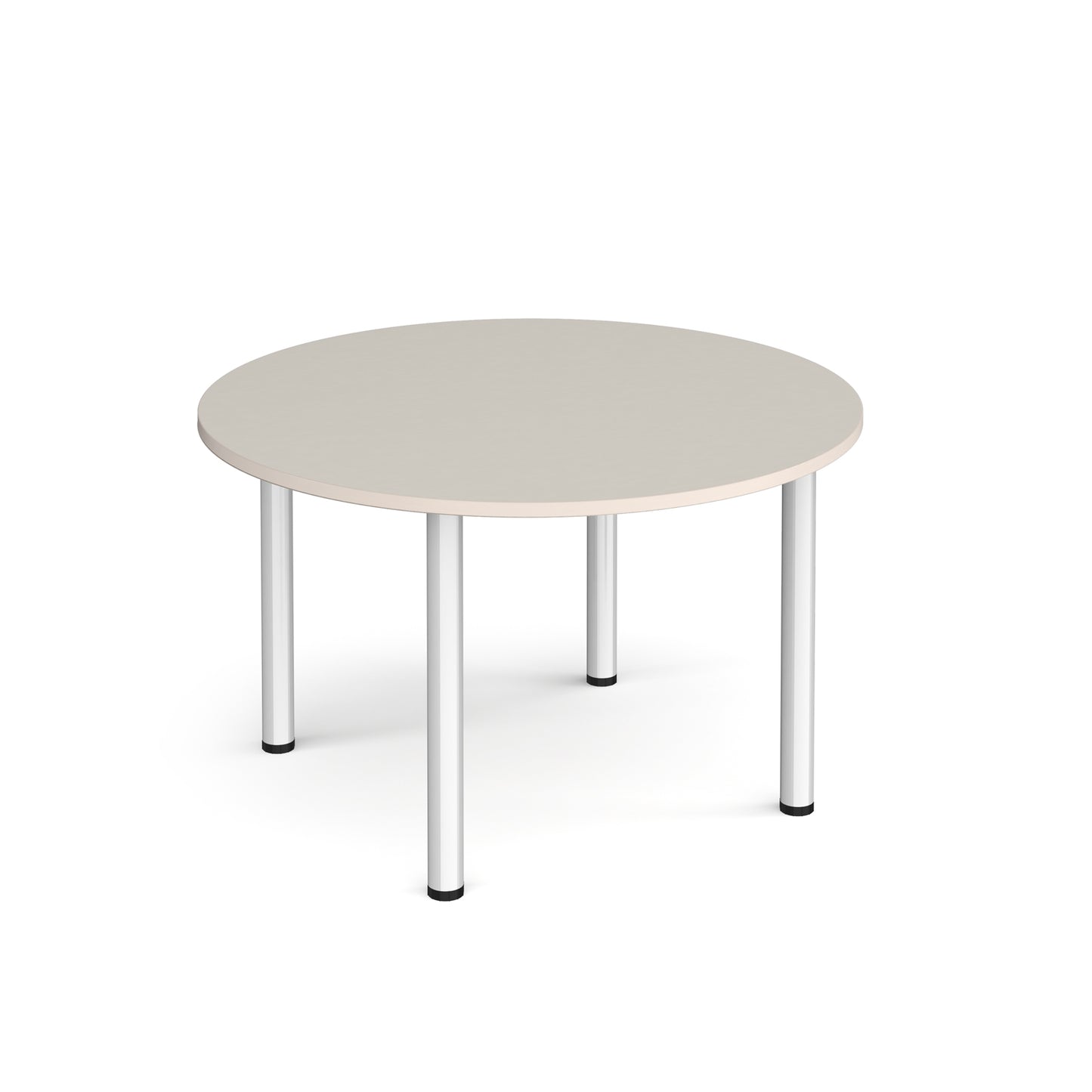 Circular radial leg meeting table